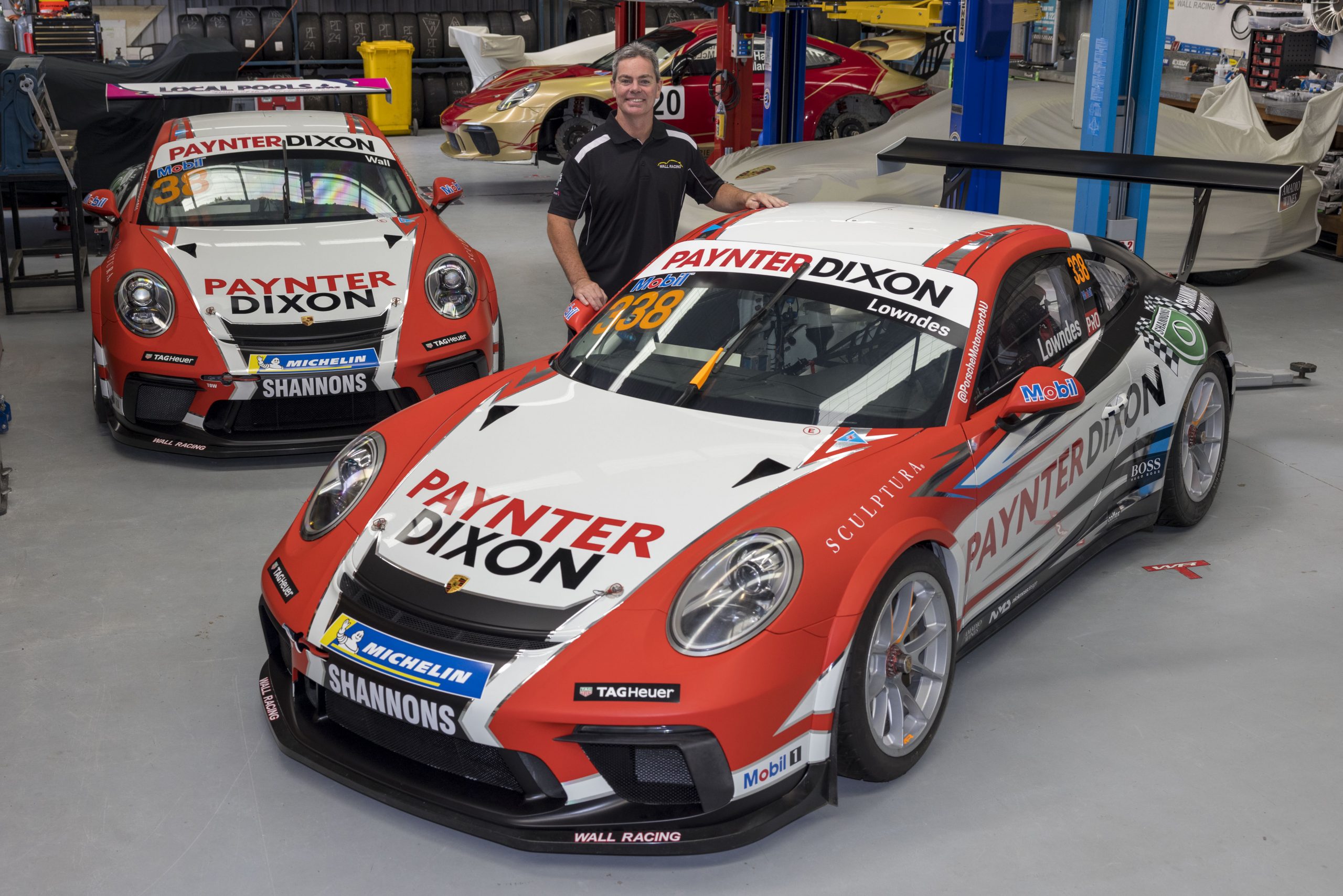 Lowndes and Wall reveal striking Porsche Paynter Dixon Carrera Cup Australia livery